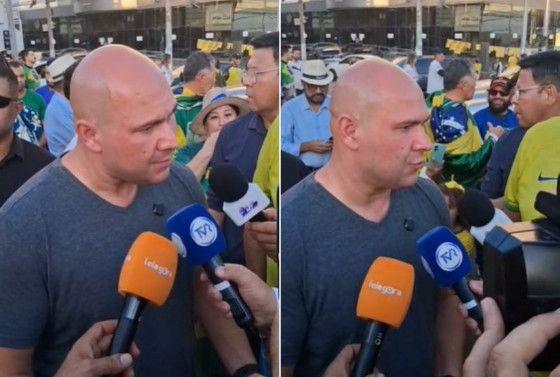 Prefeito de Cuiabá: Estão acusando Bolsonaro de um golpe fictício; queremos justiça