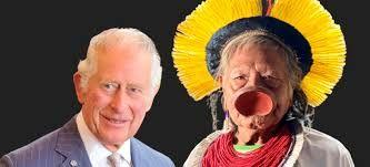 Cacique Raoni é homenageado na Inglaterra e encontra com o Rei Charles