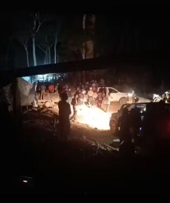 Garimpeiros ilegais fogem da Terra Indígena Sararé (MT) após dois dias de confronto com PF