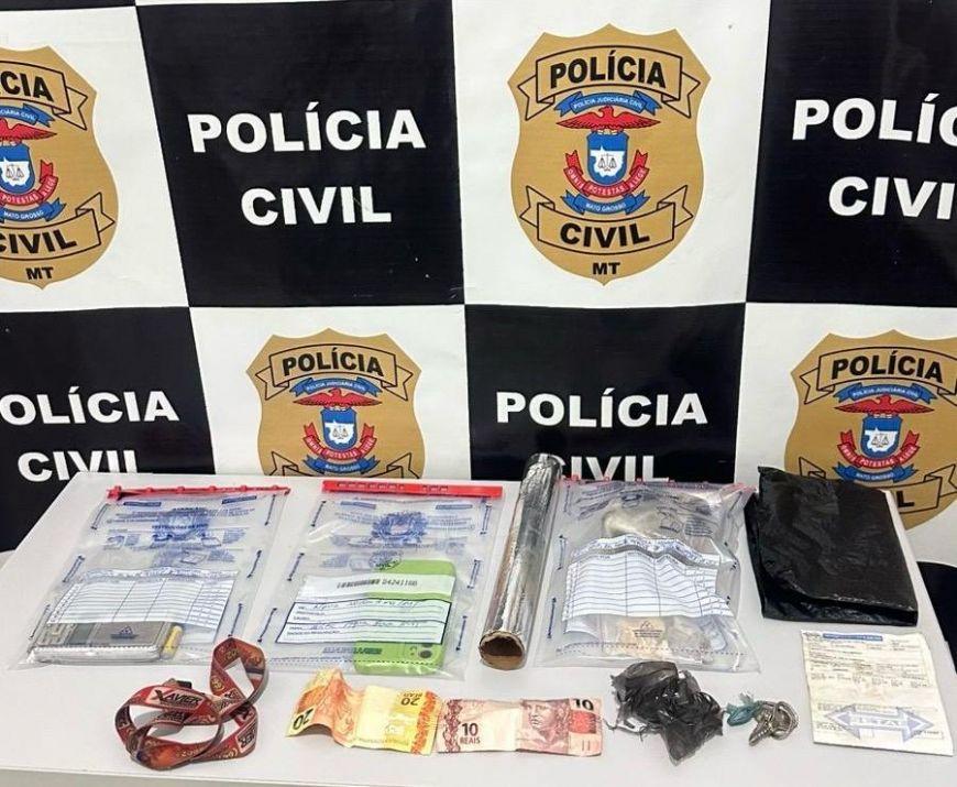 Jovem é presa com drogas escondidas em casa abandonada em Nova Xavantina (MT)