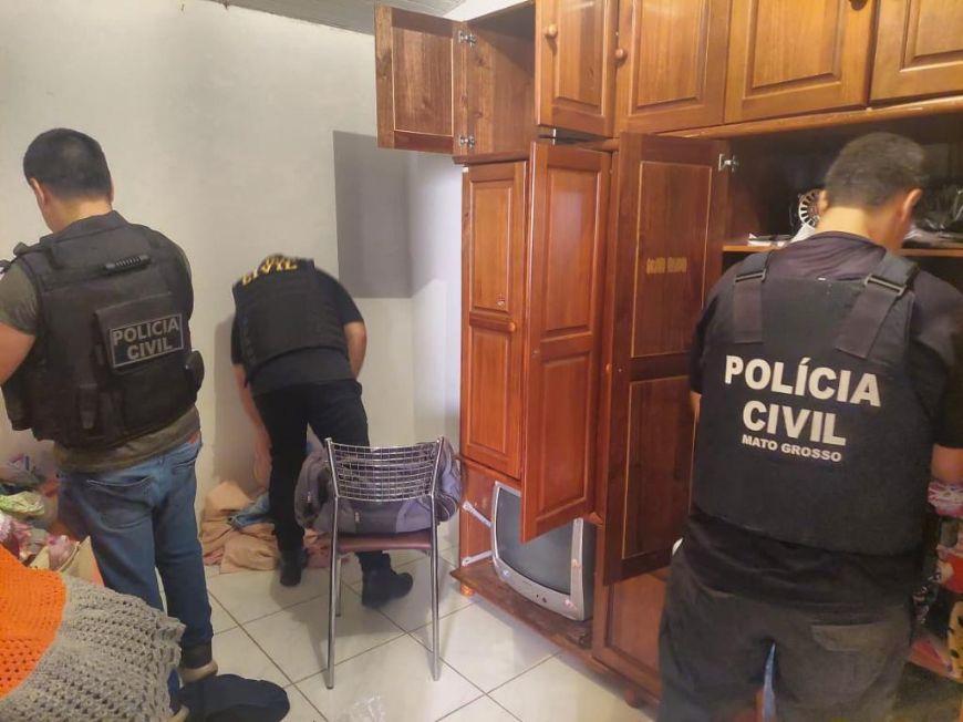Polícia Civil prende integrantes de facção criminosa envolvidos em sequestro, tortura e cárcere privado em Água Boa (MT)