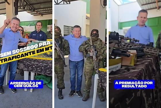VÍDEO: Mauro mostra apreensão de drogas feita pela polícia em Mato Grosso: “Prejuízo para o tráfico”