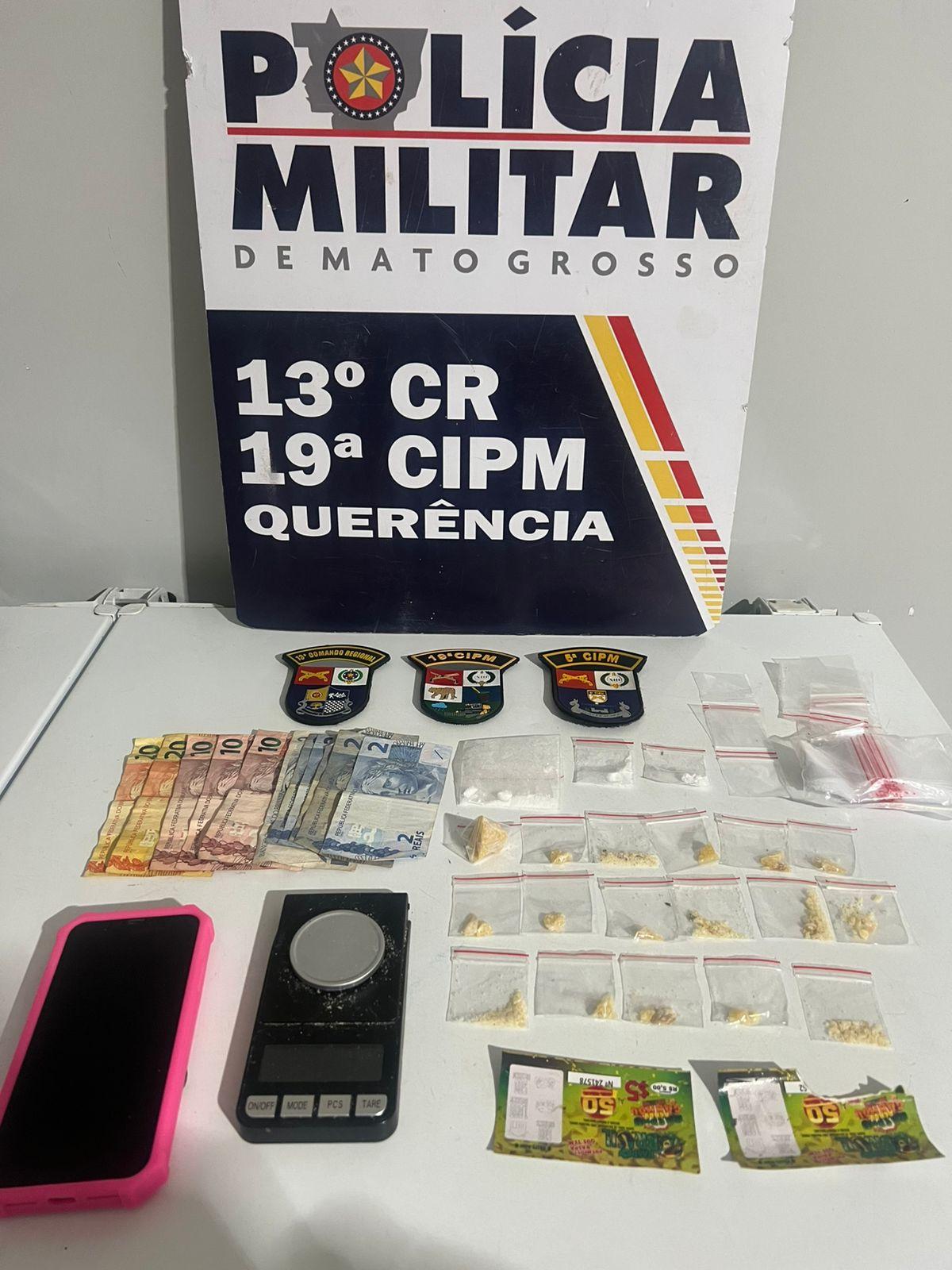 DUAS TRAFICANTES SÃO PRESAS, NO SETOR F PELA PM EM QUERÊNCIA – MT