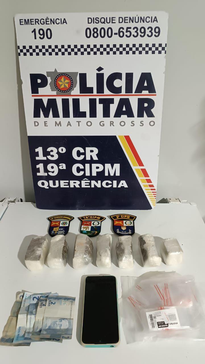 PM APREENDE MACONHA EM QUERÊNCIA – MT