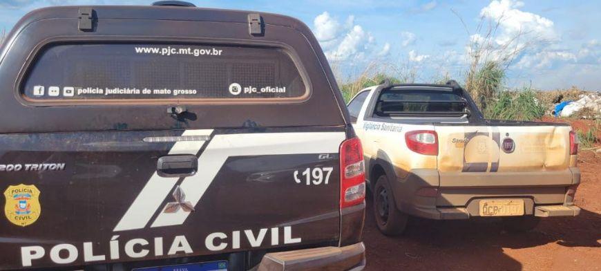 Cerca de 45 quilos de drogas foram incinerados pela Polícia Civil em Canarana (MT)