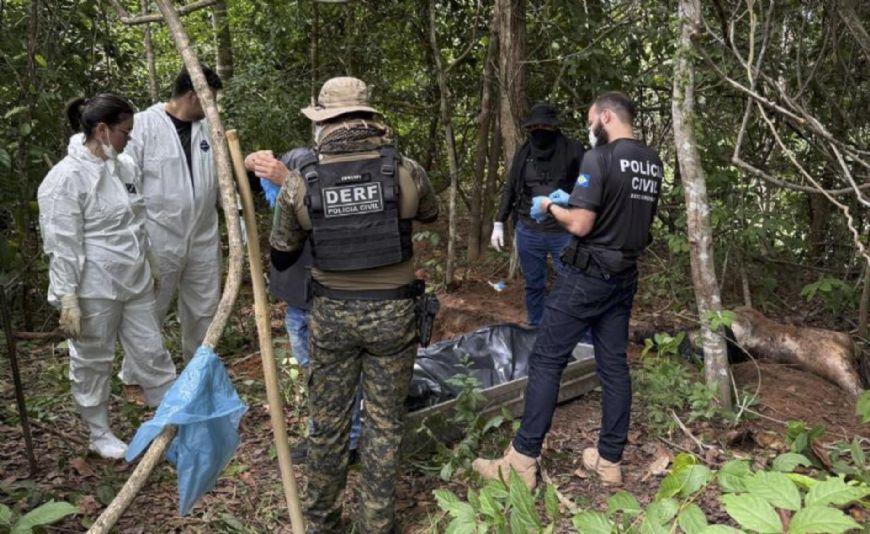 Polícia Civil descobre “cemitério” clandestino de facção com dois corpos; um decapitado em Confresa (MT)