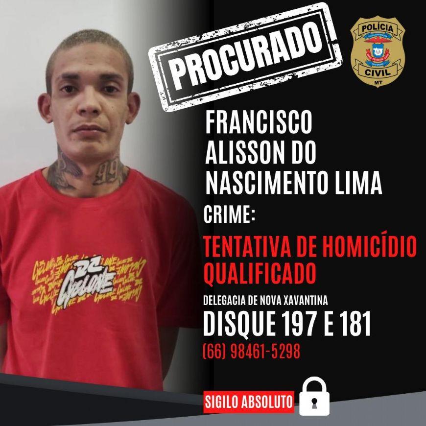 Polícia procura acusado de tentar matar jovem em frente a ginásio de esporte em Nova Xavantina (MT); condenado a 16 anos de prisão