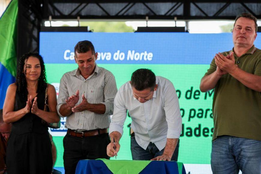 “Com a parceria do Governo de MT grandes obras estão acontecendo em Canabrava do Norte”, afirma prefeito