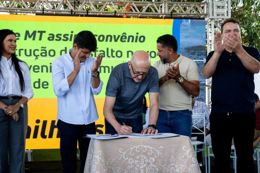 Governo de MT investe mais R$ 22 milhões em infraestrutura, educação e agricultura familiar em Tesouro