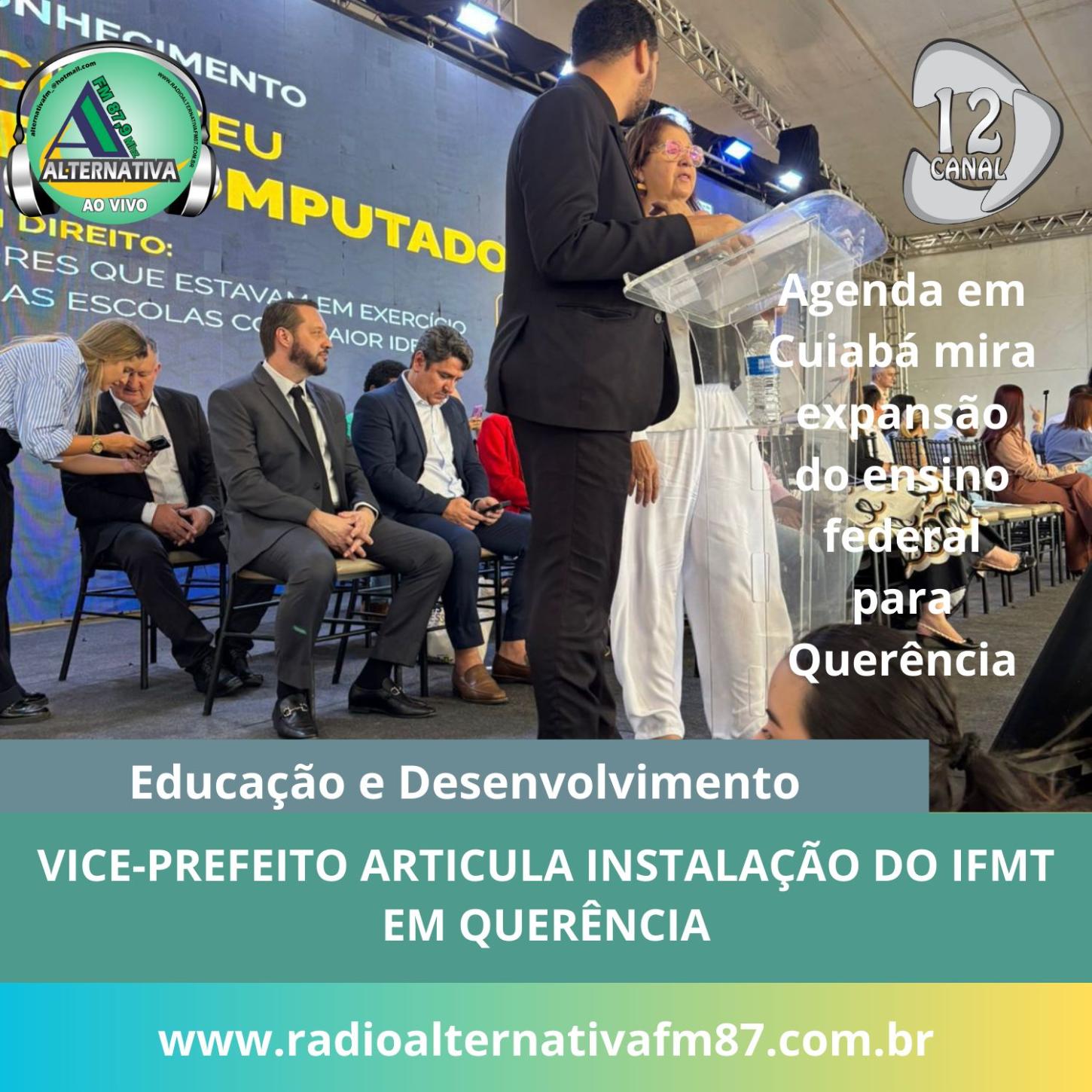 Vice-prefeito articula instalação do IFMT em Querência