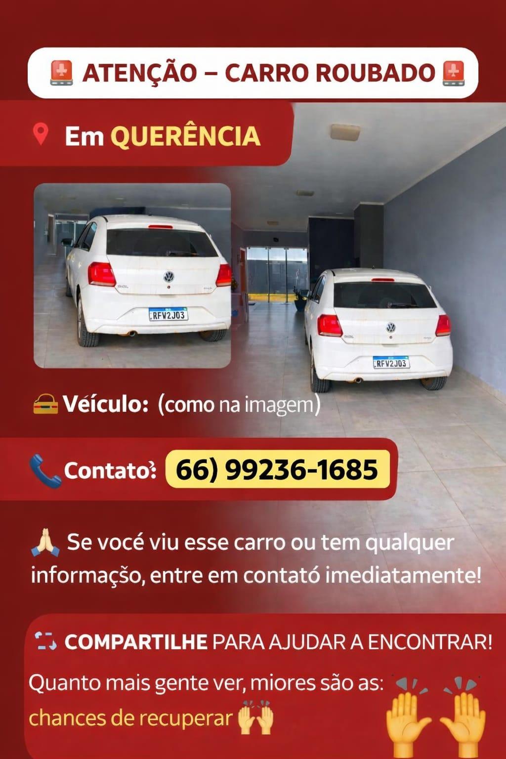 Carro é furtado durante invasão a residência em Querência; moradores devem redobrar atenção