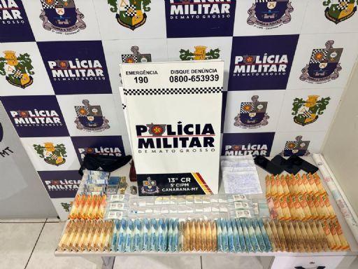 Casal é preso suspeito de tráfico de drogas em Canarana