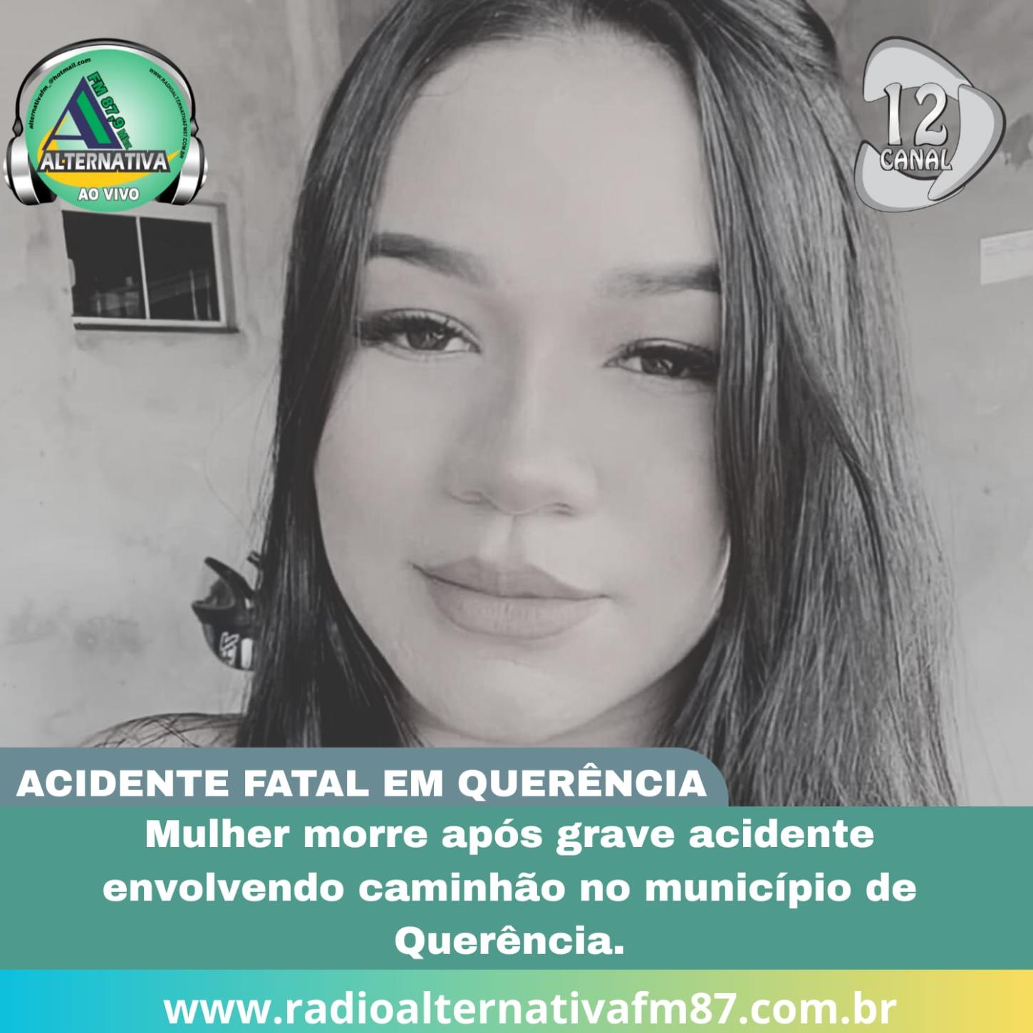 Mulher morre após grave acidente envolvendo caminhão no município de Querência. 