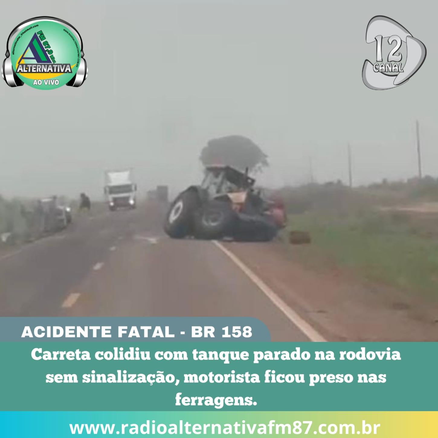 Vítima fatal na BR-158