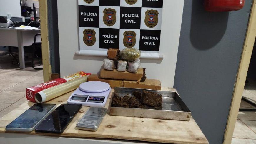 Depósito secreto na mata é estourado e traficantes são presos com droga enterrada em Canarana (MT)