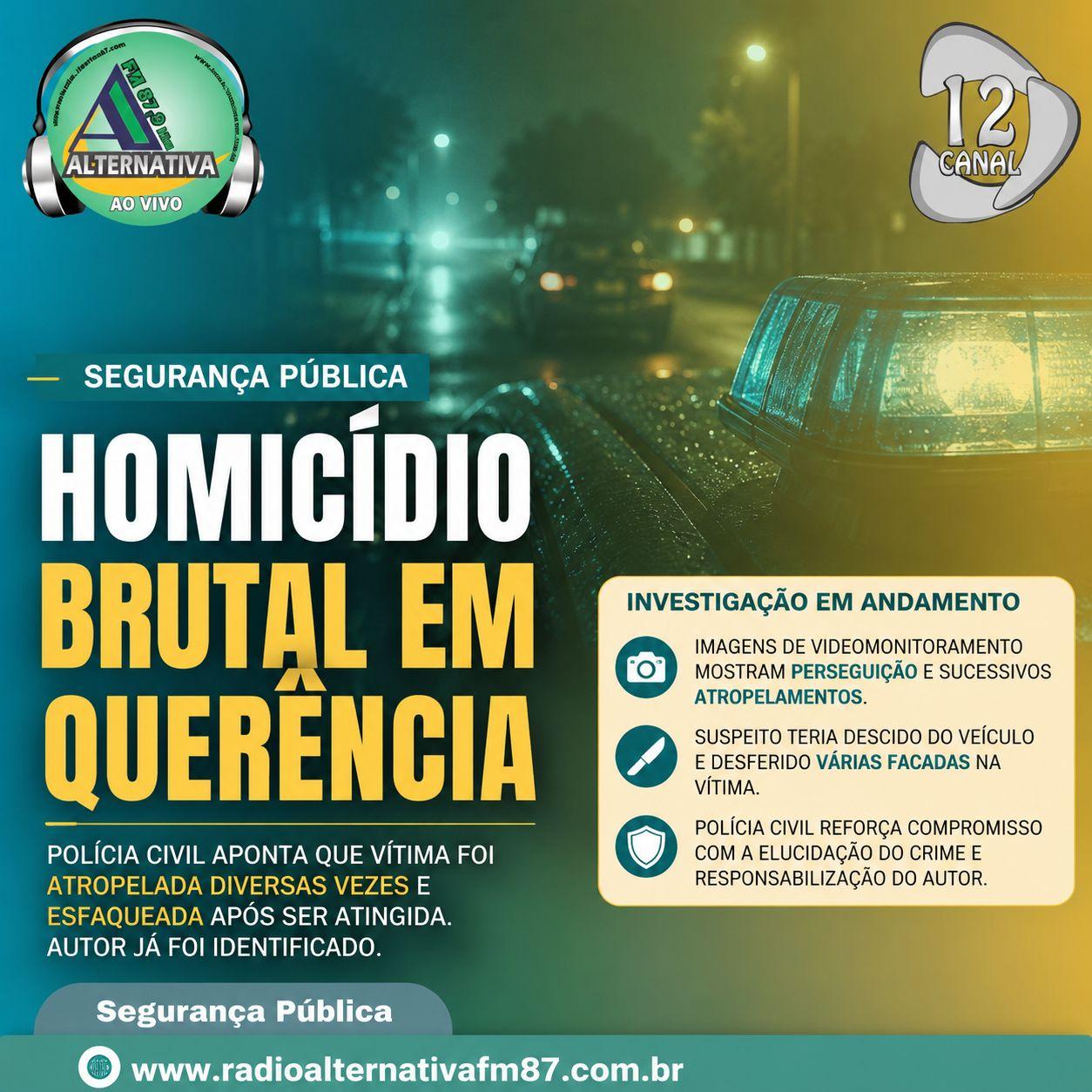 A Polícia Civil de Mato Grosso investiga um homicídio qualificado ocorrido na madrugada de 21 de maio, em Querência