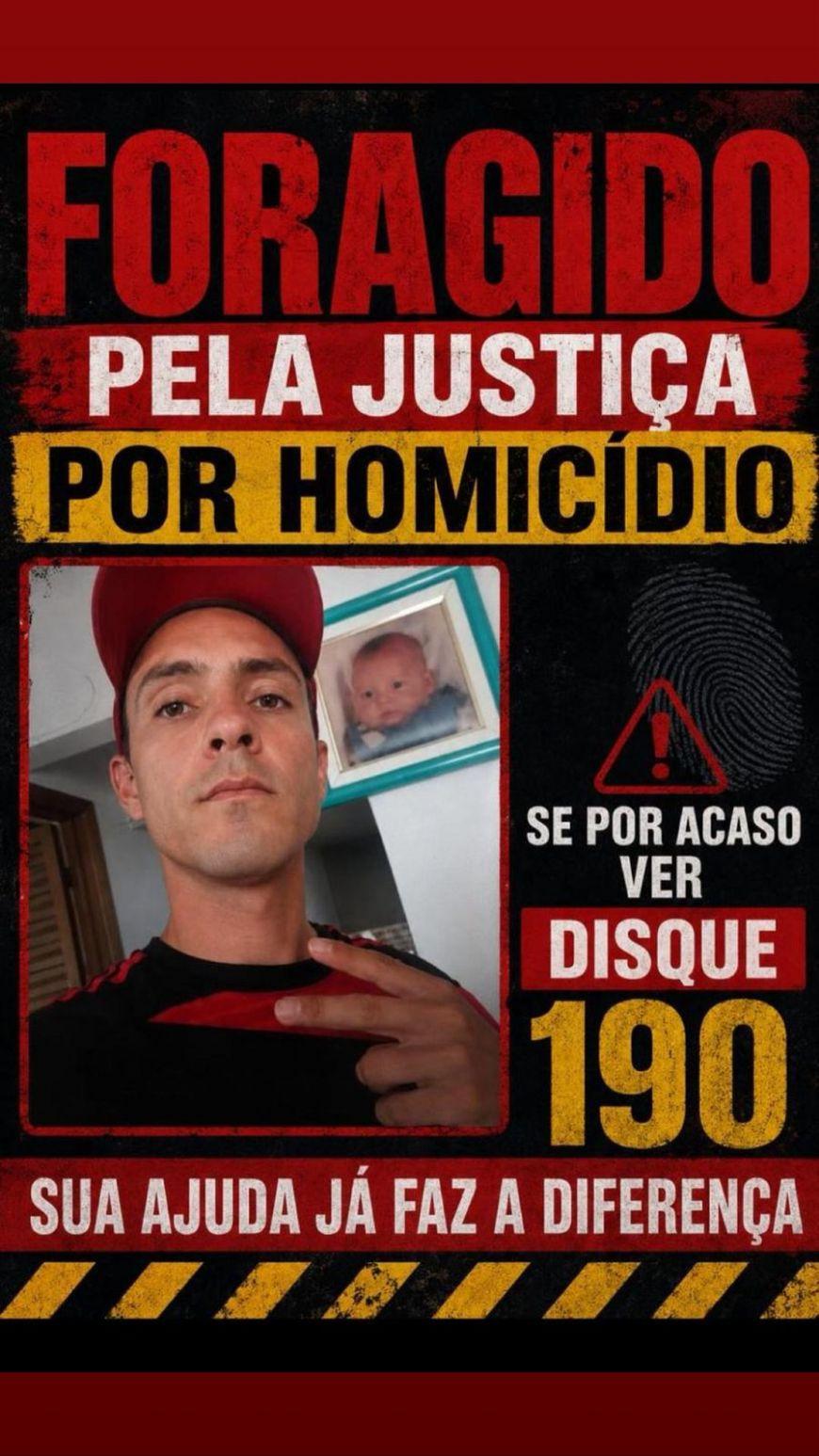 Acusado de homicídio está foragido após crime brutal em Ribeirão Cascalheira
