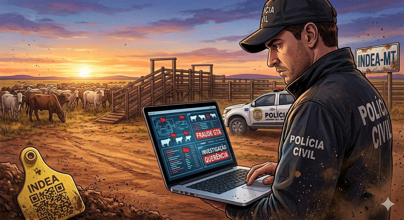 Polícia Civil investiga suspeita de fraude em emissão de GTAs no Indea de Querência
