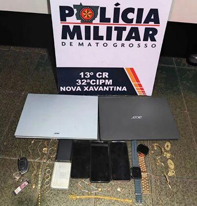 Casal suspeito de furtos em Canarana e outras cidades é preso após perseguição em Nova Xavantina