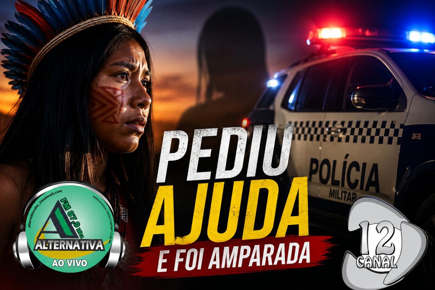 MULHER INDÍGENA RECEBE APOIO DA POLÍCIA MILITAR APÓS RELATAR AMEAÇAS EM QUERÊNCIA