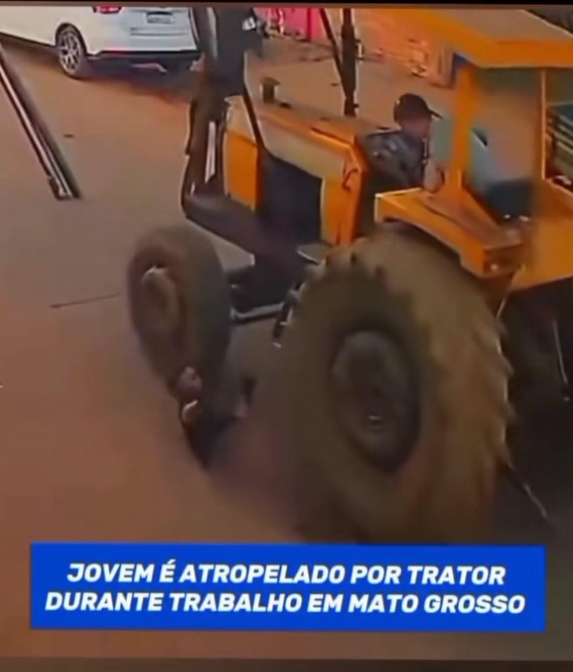 Trabalhador de 20 anos é atropelado por trator empilhadeira em empresa de Primavera do Leste (MT)